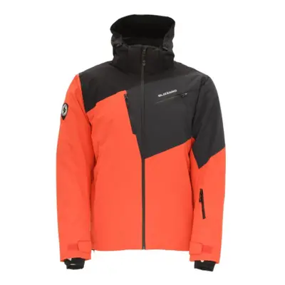 Pánska lyžiarska bunda s kapucňou BLIZZARD Ski Jacket Leogang, red black