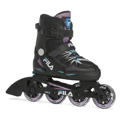 Junior görkorcsolyák FILA SKATES X-ONE G BLACK PINK LIGHTBLUE