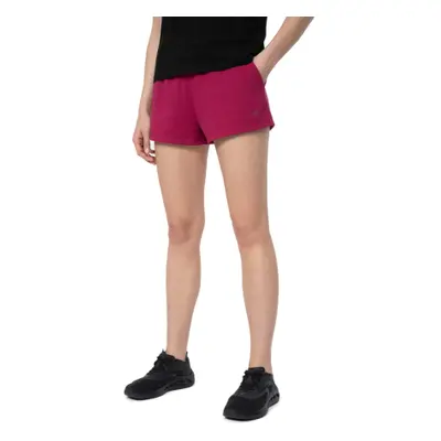 Női tréningruha rövidnadrág 4F SHORTS CAS F175-53S-DARK PINK