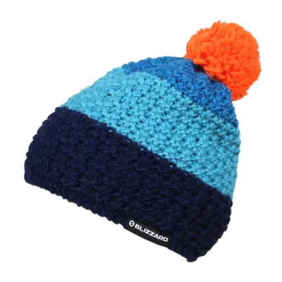 Téli sapka BLIZZARD Tricolor, blue navy orange