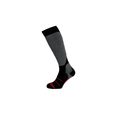 Junior sí térdzokni (zokni) BLIZZARD Wool Sport Junior ski socks, black red