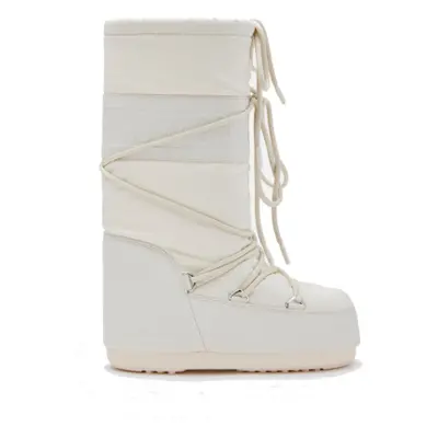 Dámske vysoké zimné topánky MOON BOOT MB ICON RUBBER-L002 CREAM