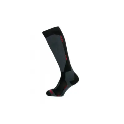 Sí térdzokni (zokni) BLIZZARD Wool Performance ski socks, black wine red