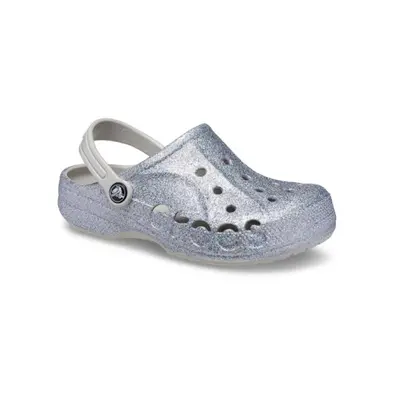 Lányok crocs (rekreációs lábbeli) CROCS Baya Glitter Clog T silver