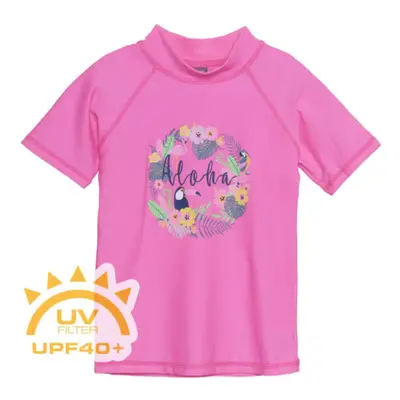 Lány úszó póló COLOR KIDS T-shirt W. Print, sugar pink