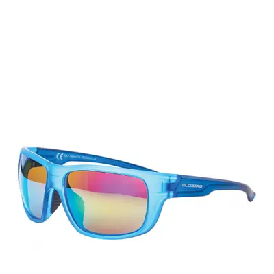 Slnečné okuliare BLIZZARD Sun glasses PCS708120, rubber trans. light blue , 75-18-140