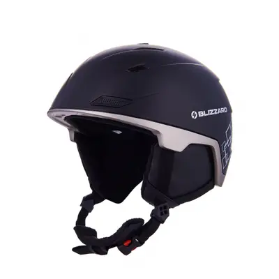 Sí sisak BLIZZARD Double ski helmet, black matt gun metal silver squares