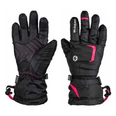 Junior síkesztyű BLIZZARD Reflex junior ski gloves, black pink