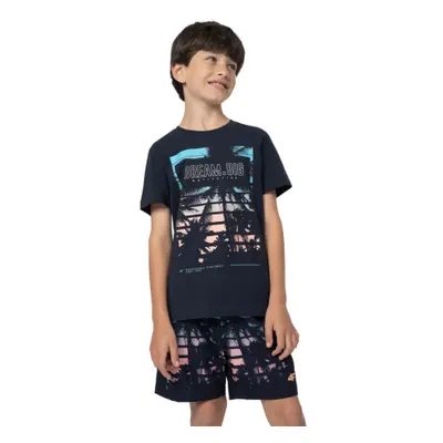 Fiú rövid ujjú póló 4F JUNIOR TSHIRT M289-31S-NAVY