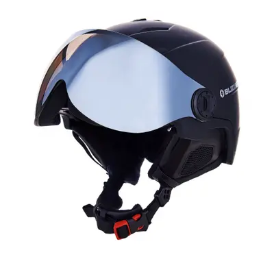 Sísisak pajzzsal BLIZZARD Double Visor ski helmet, black matt, smoke lens, mirror