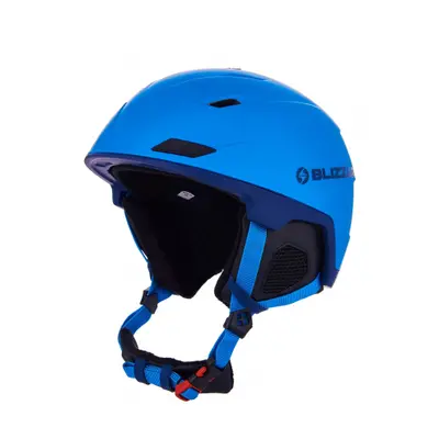 Sí sisak BLIZZARD Double ski helmet, blue matt dark blue, big logo