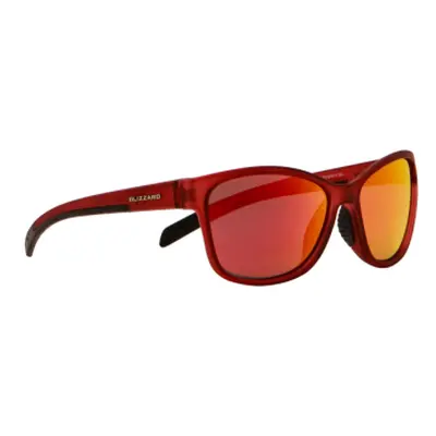 Sport szemüveg BLIZZARD Sun glasses POLSF702140, rubber trans. dark red, 65-16-135