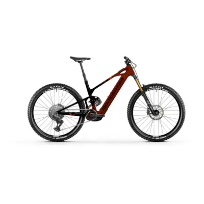 Horský elektrobicykel MONDRAKER Crafty Carbon RR, earth red black flame red