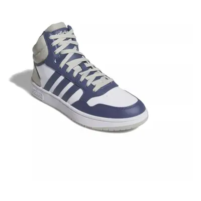 Pánska rekreačná obuv ADIDAS Hoops 3.0 Mid cloud white preloved blue putty grey