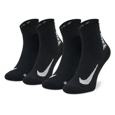 Ponožky NIKE 2 PACK-NK MLTPLIER ANKLE-Black