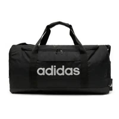 Cestovná taška ADIDAS LINEAR DUFFEL M BLACK BLACK WHITE