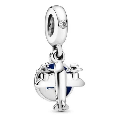 Pandora Moments Repülőgép ezüst charm - 798027CZ