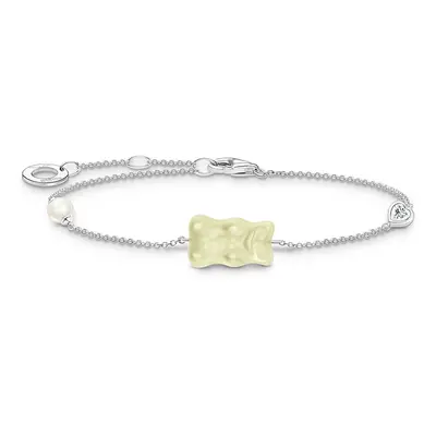 Thomas Sabo x HARIBO fehér gumimaci női karkötő - A2151-052-14-L19V