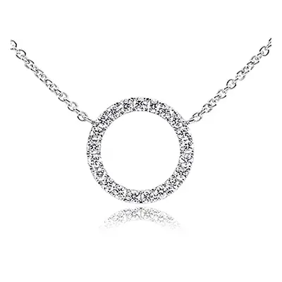 Moon Diamonds Fehér arany nyaklánc - 20-00182-1255F