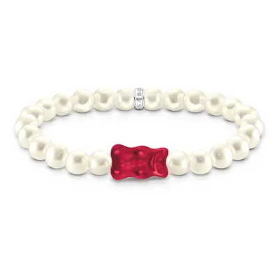 Thomas Sabo x HARIBO piros gumimaci gyöngy női karkötő - A2154-017-10-L15