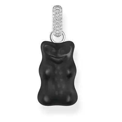 Thomas Sabo x HARIBO nagy fekete gumimaci charm - PE967-052-11