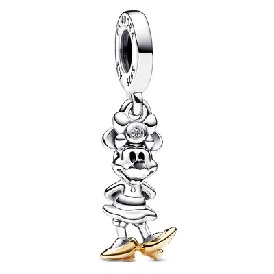 Pandora Moments Disney 100. évfordulós Minnie egér függő charm 0,009 karátos, laboratóriumban nö