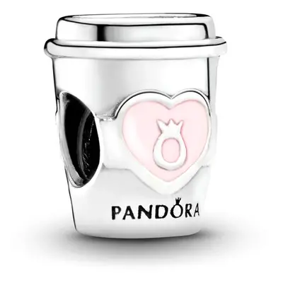 Pandora Moments Kávé elvitelre ezüst charm - 797185EN160