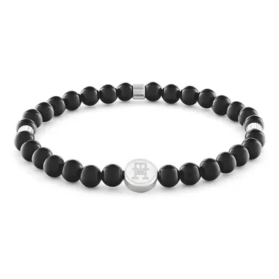 Tommy Hilfiger TH85-MEN BEADS fekete férfi karkötő THJ2790609 - THJ2790609