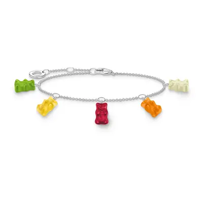 Thomas Sabo x HARIBO többszínű gumimaci ezüst női karkötő - A2152-017-7-L19V