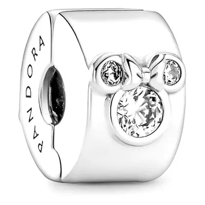 Pandora Moments Disney Mickey egér és Minnie egér ezüst klip charm - 790111C01