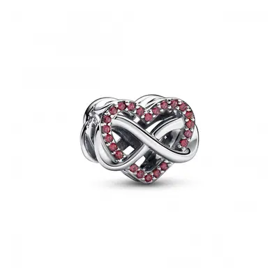 Pandora Moments Család végtelenjel piros szív Ezüst Charm - 792246C01