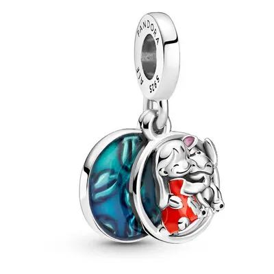 Pandora Moments Disney Lilo és Stitch családi ezüst függő charm - 799383C01