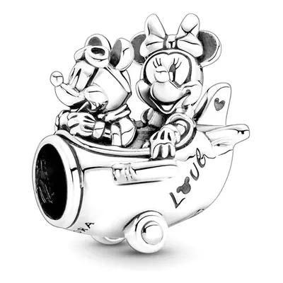 Pandora Moments Disney Mickey egér és Minnie egér repülő ezüst charm - 790108C00