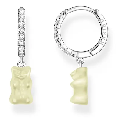 Thomas Sabo x HARIBO fehér gumimaci fél pár karika női fülbevaló - CR726-052-14