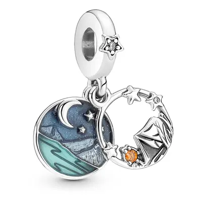 Pandora Moments Kemping éjszakai égbolt dupla függő charm - 791686C01