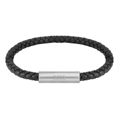 Boss Braided Leather férfi karkötő HBJ1580152 - HBJ1580152