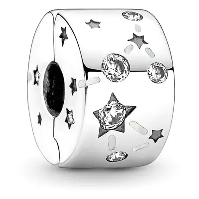 Pandora Moments Csillagok és galaxis ezüst Klip charm - 790010C01