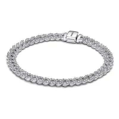 Pandora Timeless Pavé láncos ezüst karkötő - 593008C01-20