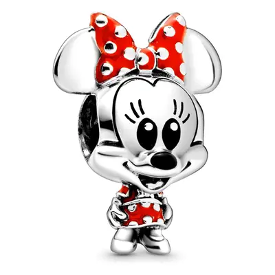 Pandora Moments Disney Minnie egér pöttyös ruha és masni ezüst charm - 798880C02