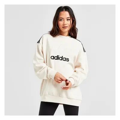 adidas Pulóver Satin Tref Crew W'wht