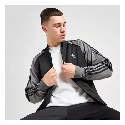 adidas Pulóver Cipzáras Kapucnis Sstar Tt Blk/gry