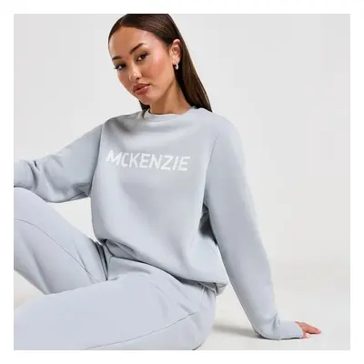 Mckenzie Pulóver Logo Crew Grey