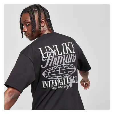 Unlike Humans Póló Global Tee Blk-Blk Póló