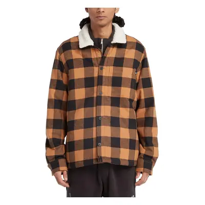 Timberland Tfo Buffalo Plaid Sherpa Lined Overshirt