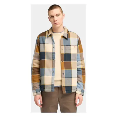 Timberland Sherpa Lined Plaid Overshirt