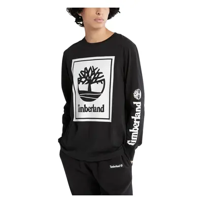 Timberland Ls Front Stack Logo Tee