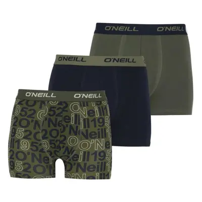 O'Neill Men boxer O Neill aop logo & plain 3-pack