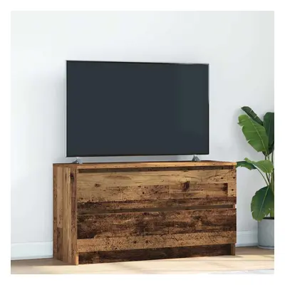 Antik fa színű szerelt fa tv-szekrény 100x35x54 cm