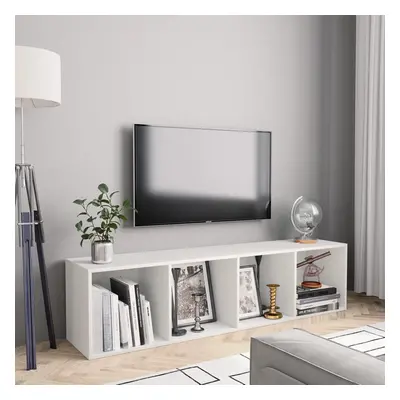 800261 book cabinet/tv cabinet white 143x30x36 cm