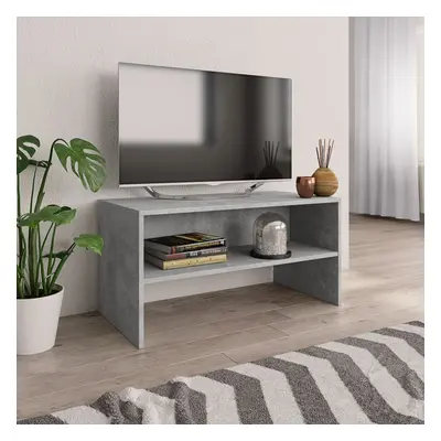 Betonszürke forgácslap tv-szekrény 80 x 40 x 40 cm